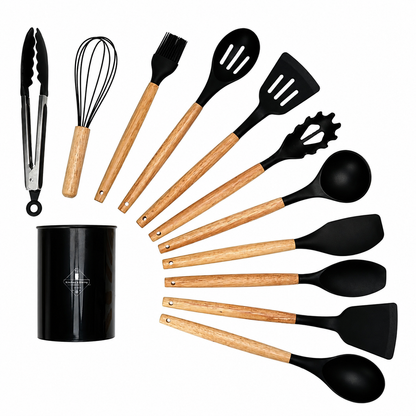 Set Utensilios de Silicona para Cocina x12