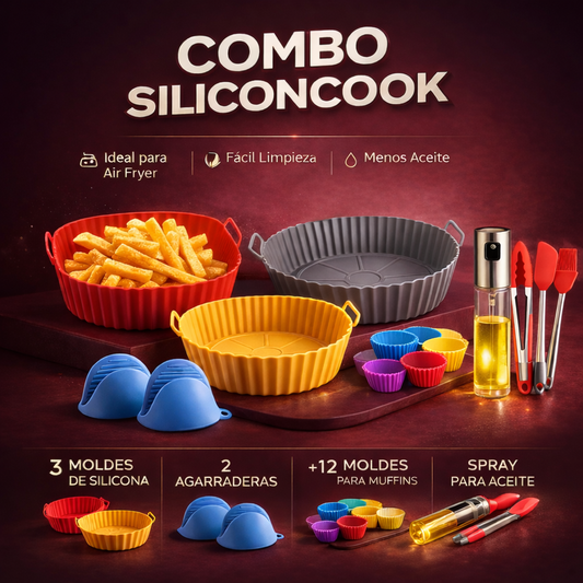 SiliconCook | El Combo Definitivo Para Tu Freidora De Aire