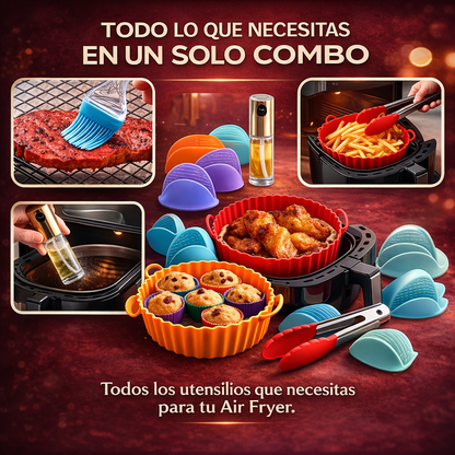SiliconCook | El Combo Definitivo Para Tu Freidora De Aire