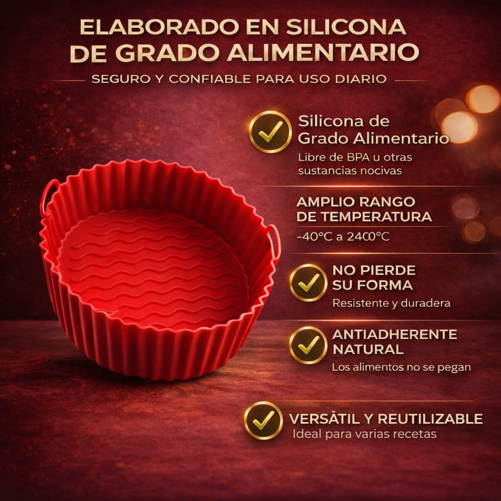 SiliconCook | El Combo Definitivo Para Tu Freidora De Aire